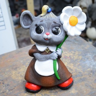 Садовая фигура «Мышка-Ромышка»