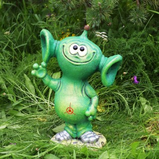 Фигура "Инопланетянин Дюша" зеленый