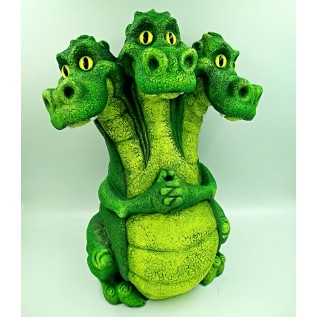 Садовая фигура "Змей Горыныч" зеленый