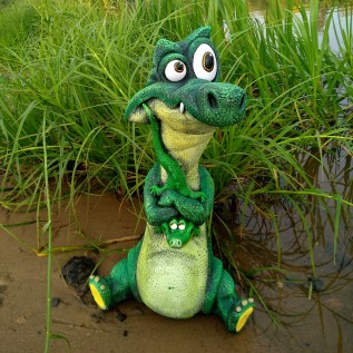 Садовая фигура "Крокопапа"