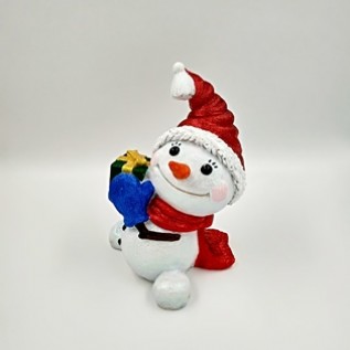 Снеговичок с подарком